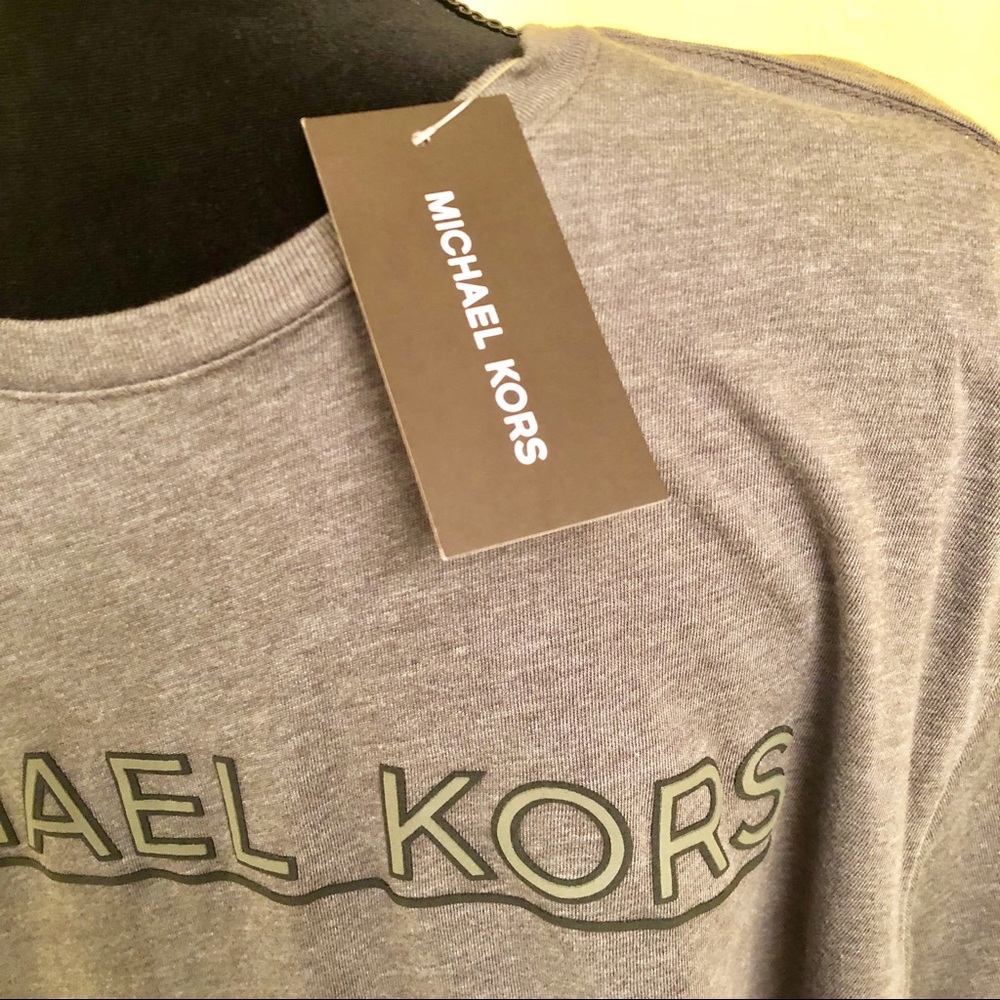 MICHAEL KORS XX Large Gray Sleep Lounge Shirt  New - Picture 5 of 8